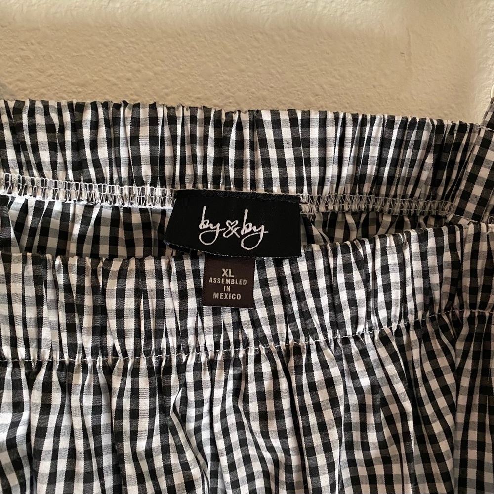 Off shoulder mid sleeve blouse